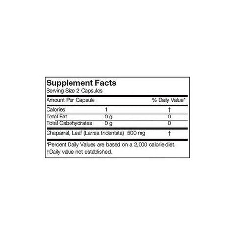 Arizona, Chaparral, 500 mg, 180 Caps Arizona