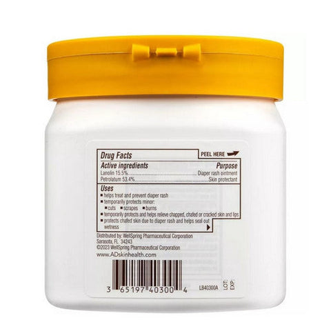 A+D, Diaper Rash Ointment & Skin Protectant Original, 16 Oz A+D