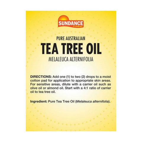 Sundance, 100% Pure Australian Tea Tree Oil, 1 Oz Sundance