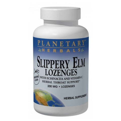 Planetary Herbals, Slippery Elm Lozenge, Echinacea and Vitamin C 100 lozenges Planetary Herbals